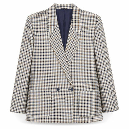 St Michael Women's Multicoloured Wool Blazer, Size 14
