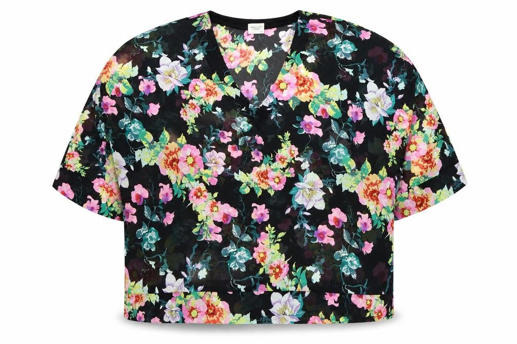 Jacqueline de Yong Women's Floral Blouse Size 12 Multicoloured
