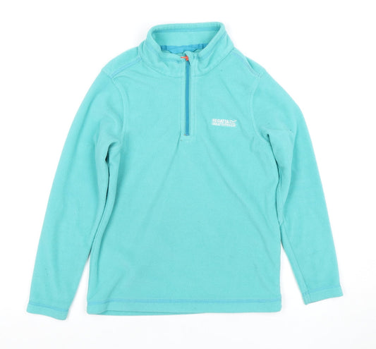 Regatta Girls' Blue Fleece Pullover Sweatshirt 9-10 Years