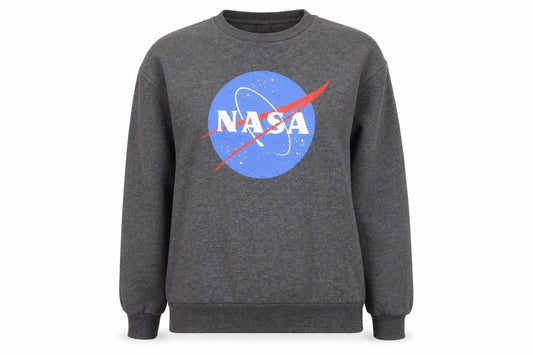 NASA Unisex Grey Logo Sweatshirt L
