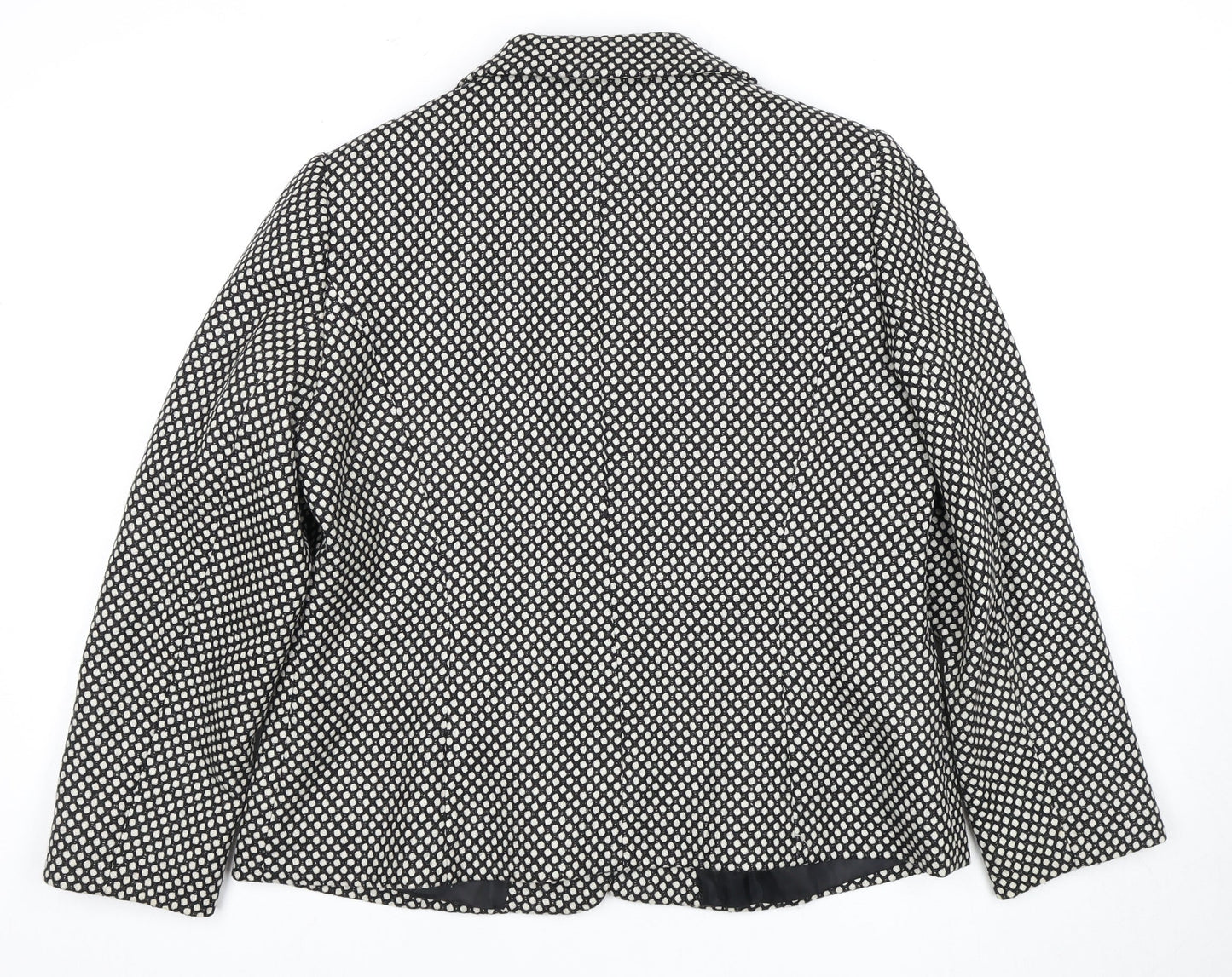 Eastex Women's Black Jacket, Size 16, Tweed, Workwear