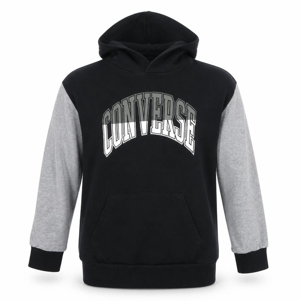 Converse Boys Black Pullover Hoodie XL - Logo Design