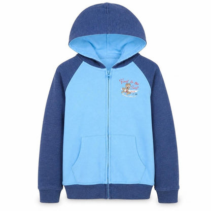 Saltrock Boys Blue Full Zip Hoodie Size L