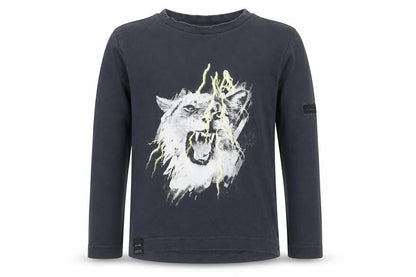 Regatta Boys Black Graphic Long Sleeve T-Shirt 3-4 Years