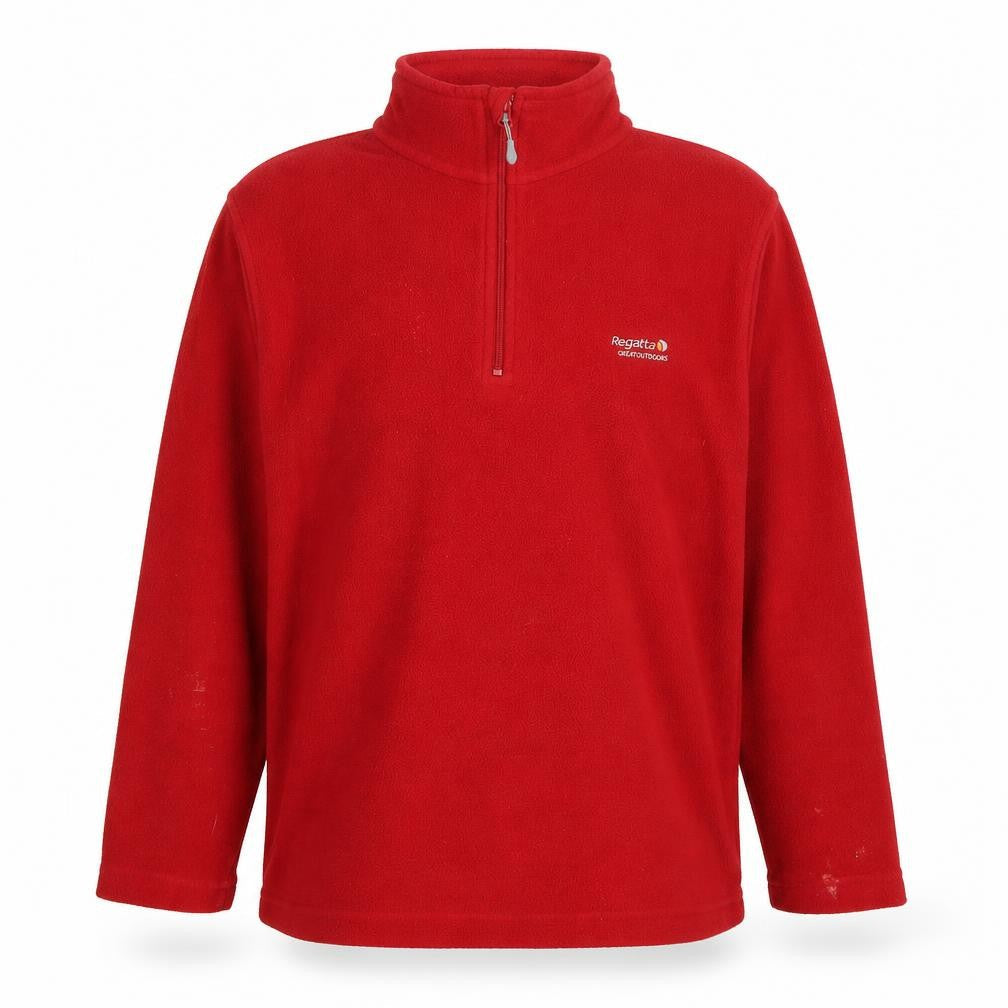 Regatta Men's Red 1/2 Zip Fleece Sweatshirt M