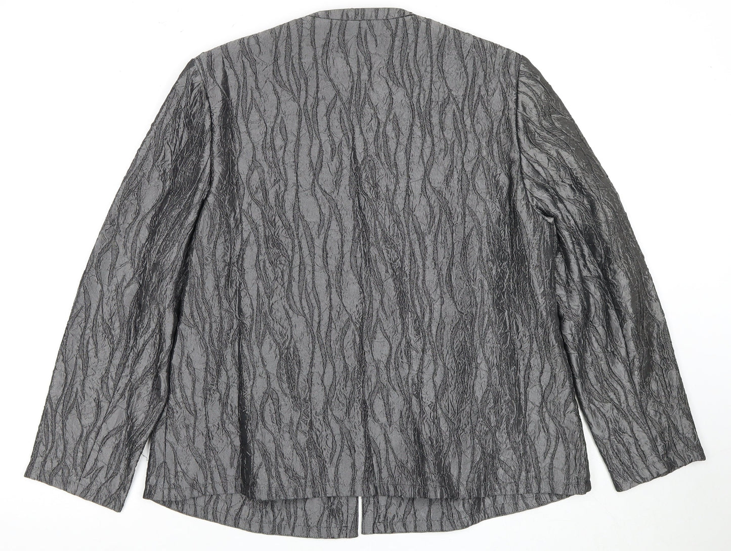 Eastex Women's Grey Jacket Size 16, Polyester Blend