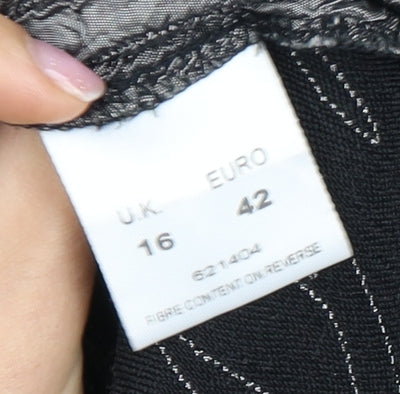 Eastex Women's Grey Jacket Size 16, Polyester Blend