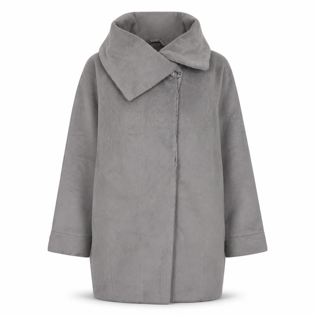 South Women's Grey Mid-Length Coat Size 10