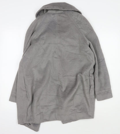 South Women's Grey Mid-Length Coat Size 10