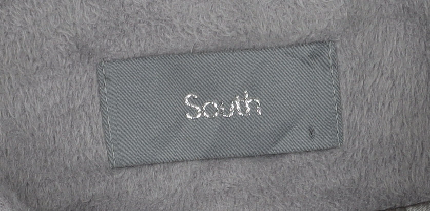 South Women's Grey Mid-Length Coat Size 10