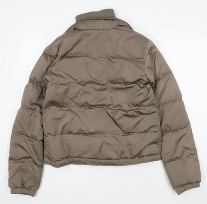 Back view of Mexx Women's Beige, size 12, Puffer Jacket