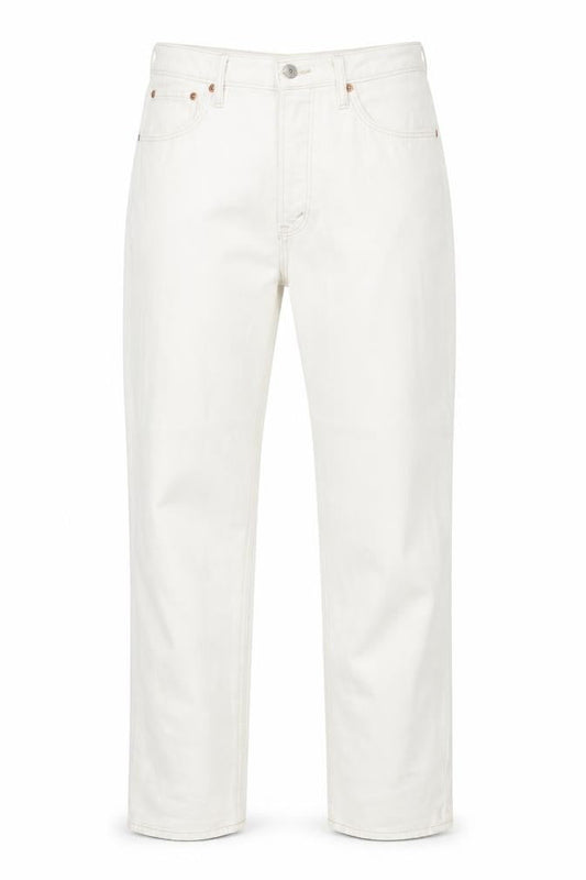 Abercrombie & Fitch Women's Ivory Straight Jeans Size 8L