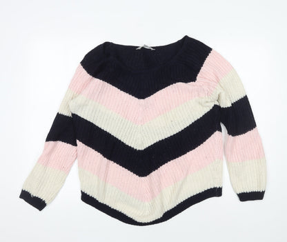 Tokyo Laundry Women’s Multicoloured Stripe Knit Jumper M