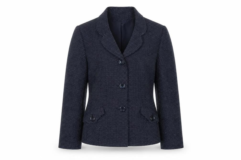 Eastex Women's Black Polka Dot Jacket Size 12