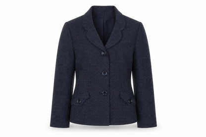 Eastex Women's Black Polka Dot Jacket Size 12
