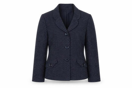 Eastex Women's Black Polka Dot Jacket Size 12