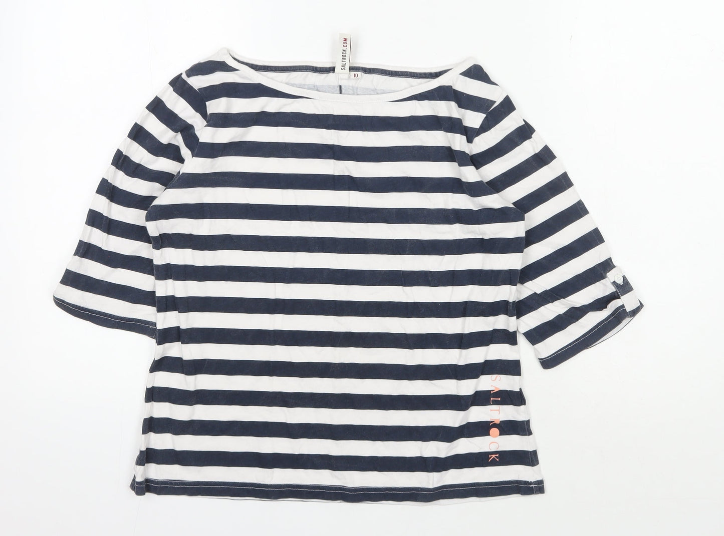 Saltrock Women's Nautical Striped 3/4 Sleeve T-Shirt