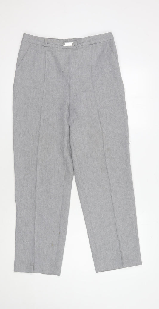 Honor Millburn Women's Grey Size 12 Trousers