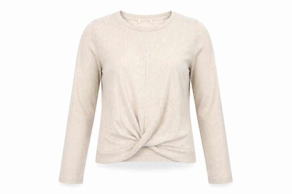 Jeff Banks Beige Women's Pullover Jumper, Size 10