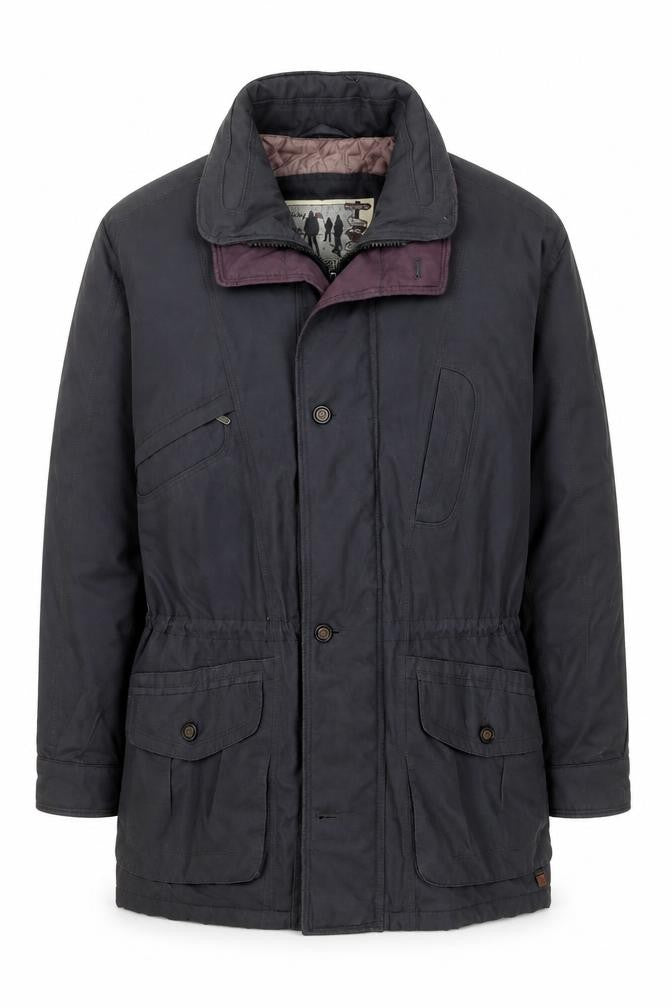Bush Men's Black Military Jacket Size 44, Outdoor Coat