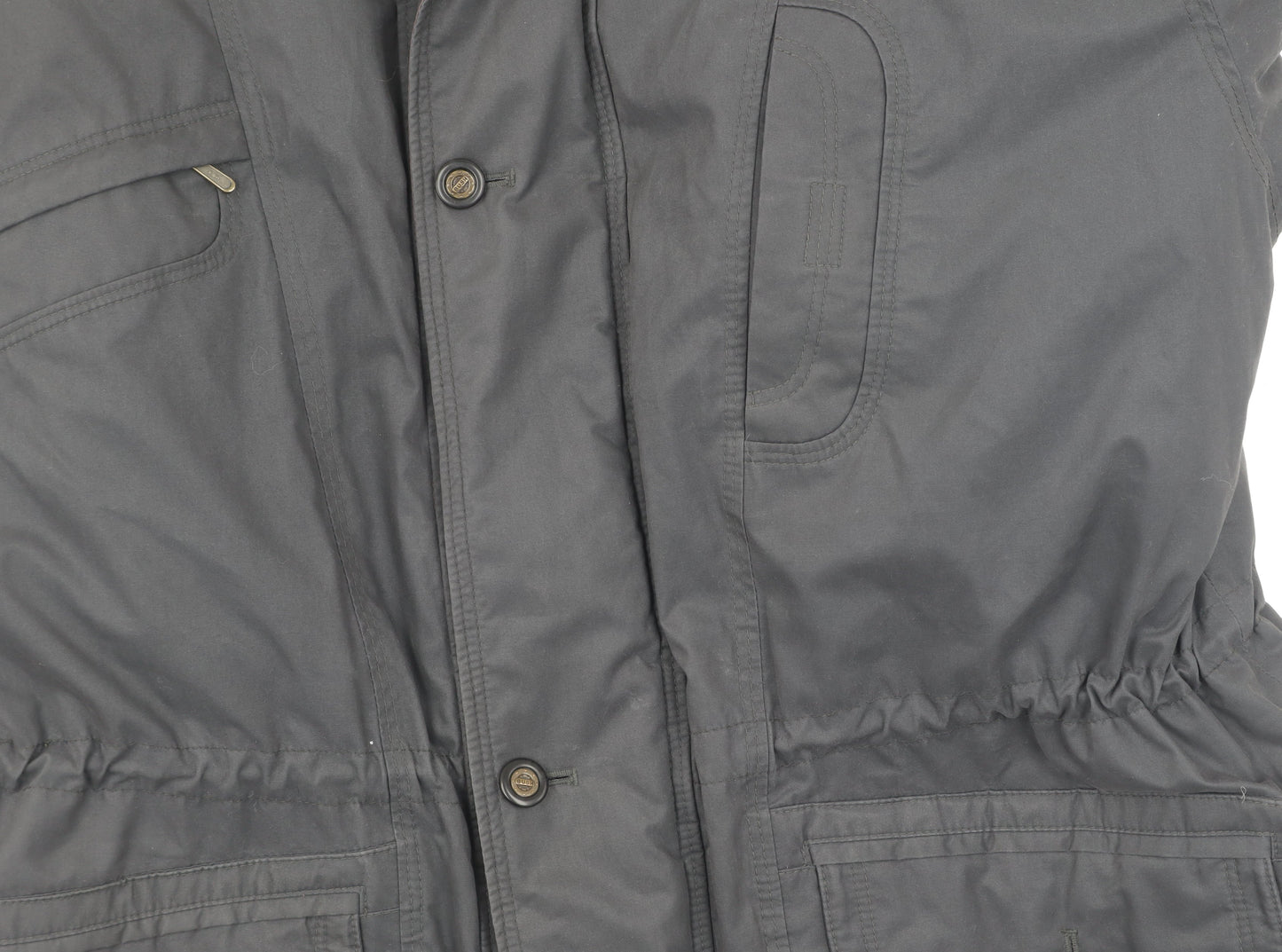 Bush Men's Black Military Jacket Size 44, Outdoor Coat
