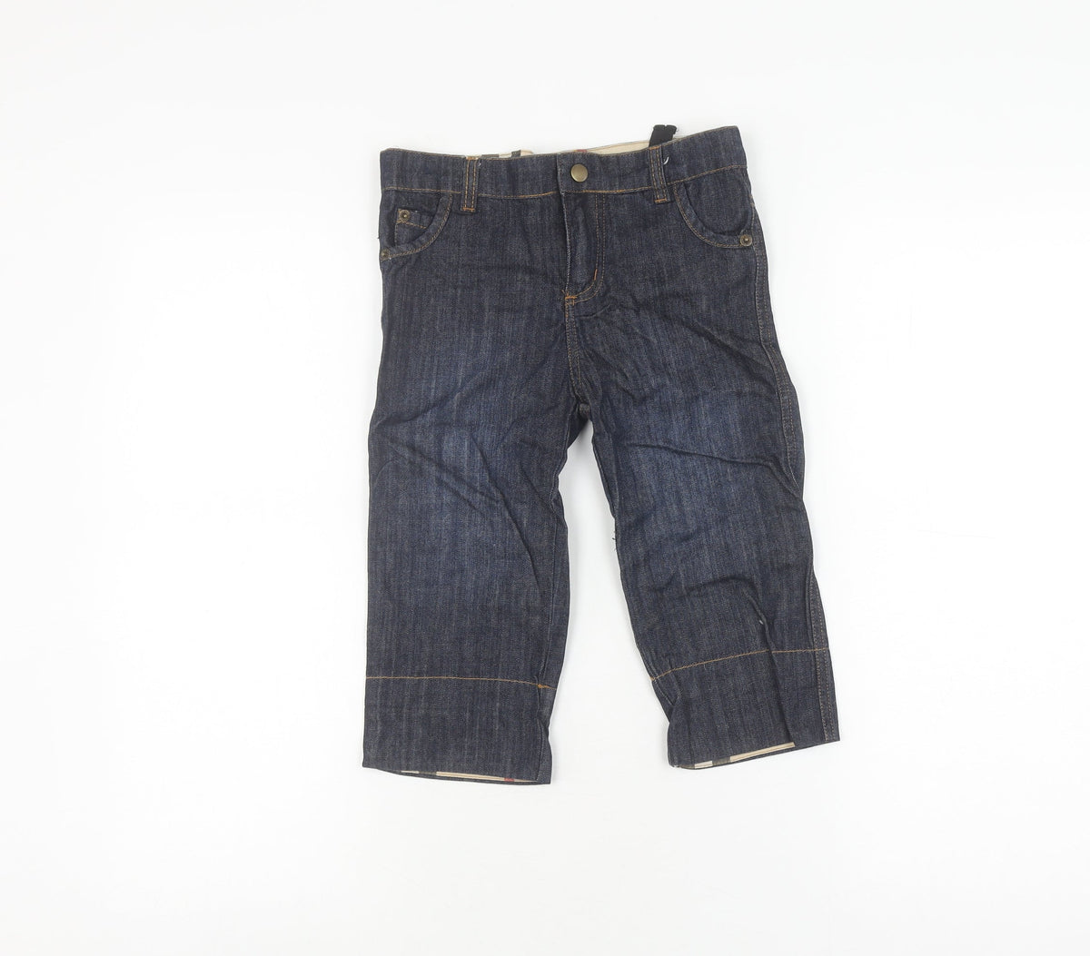Burberry Girls Blue Straight Jeans 2 Years