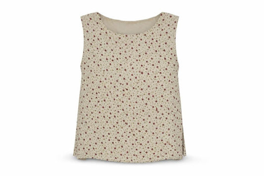 Front view of Kaleidoscope Women's Ivory Floral Tank Top -, size 16
