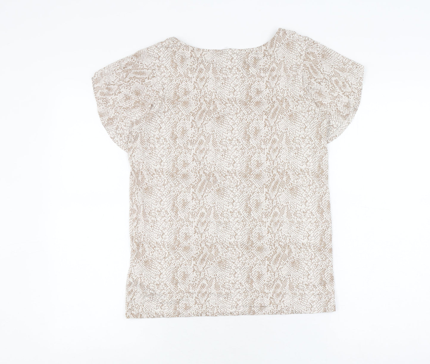 Principles Women's Beige Animal Print in Size 10 T-Shirt