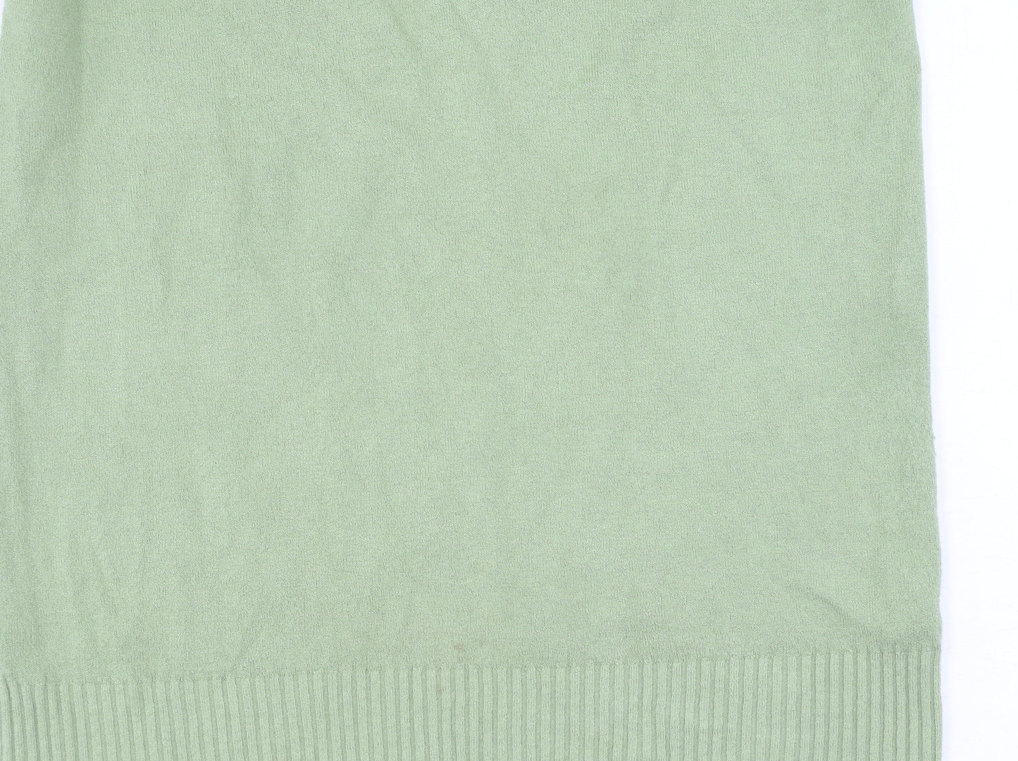 Per Una Women's Green V-Neck Pullover Jumper Size 14