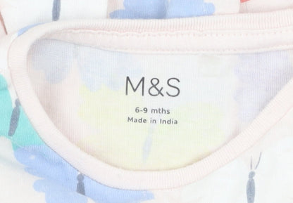 Marks & Spencer Unisex Multicoloured Butterfly Top 6-9 Months