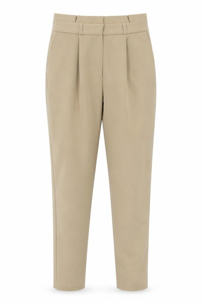 New Look Women's Beige Tapered Trousers Size 6