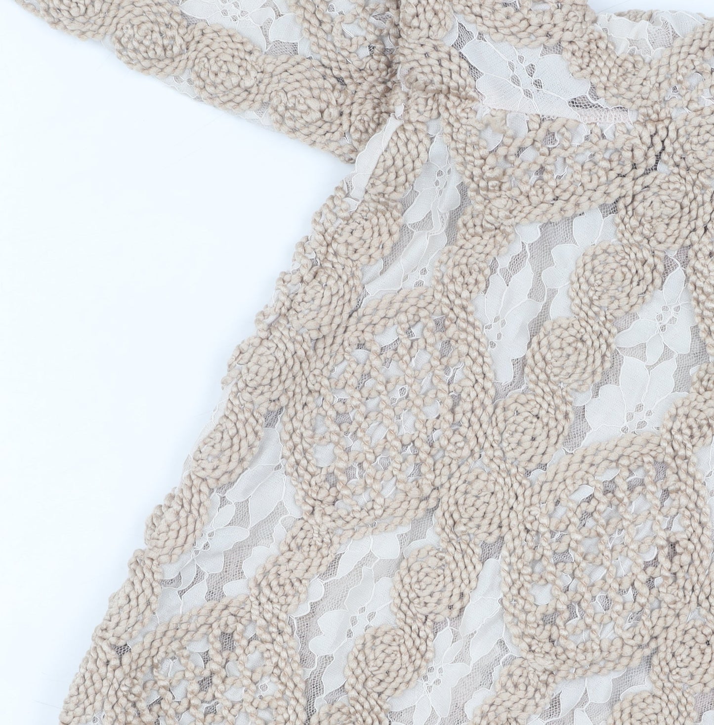 Gallery Women's Ivory Knit Pullover Jumper XL