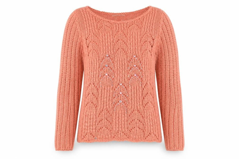 B.Young Women's Pink Knit Pullover Jumper M