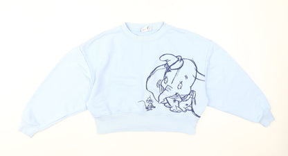Preloved Disney Women's Blue XS Pullover Sweatshirt - Front