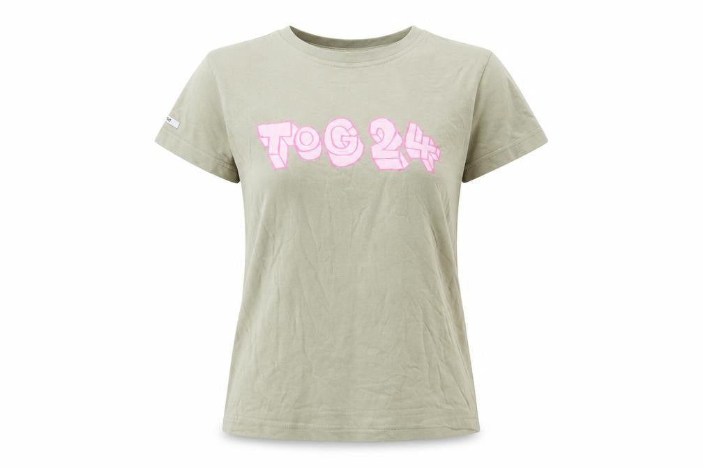 TOG24 Women Green Crew Neck T-Shirt Size L - Casual Style