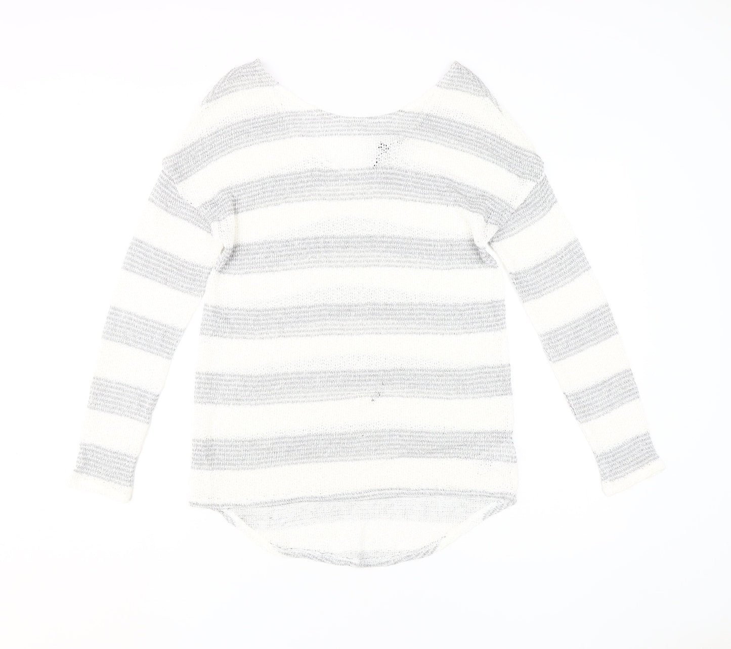 Next Women's Multicoloured Stripe Pullover Jumper Size 10