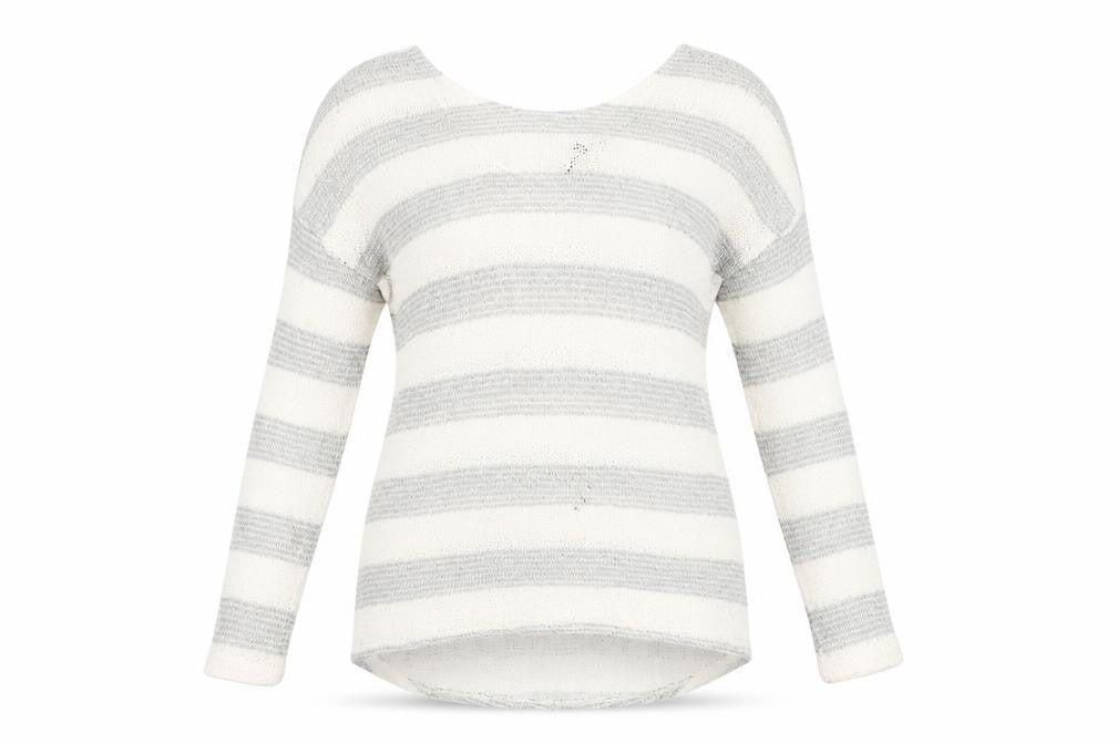 Next Women's Multicoloured Stripe Pullover Jumper Size 10