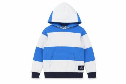 Rydale Boys Blue Striped Pullover Hoodie 11-12 Years