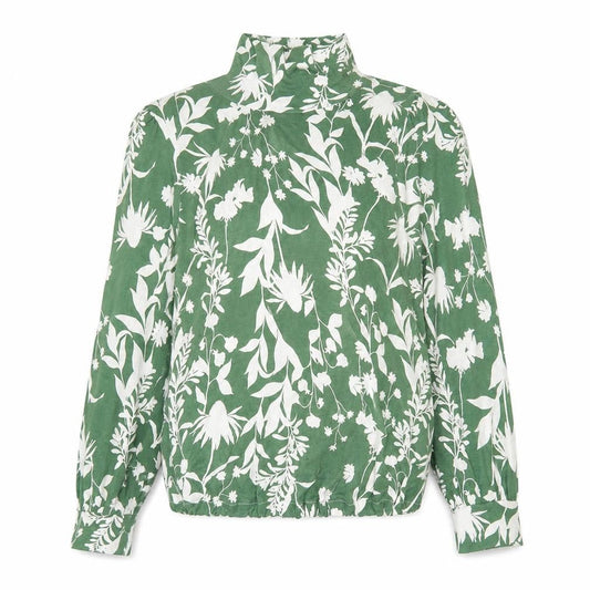 Marks and Spencer Womens Green Floral Tunic Blouse Size 16