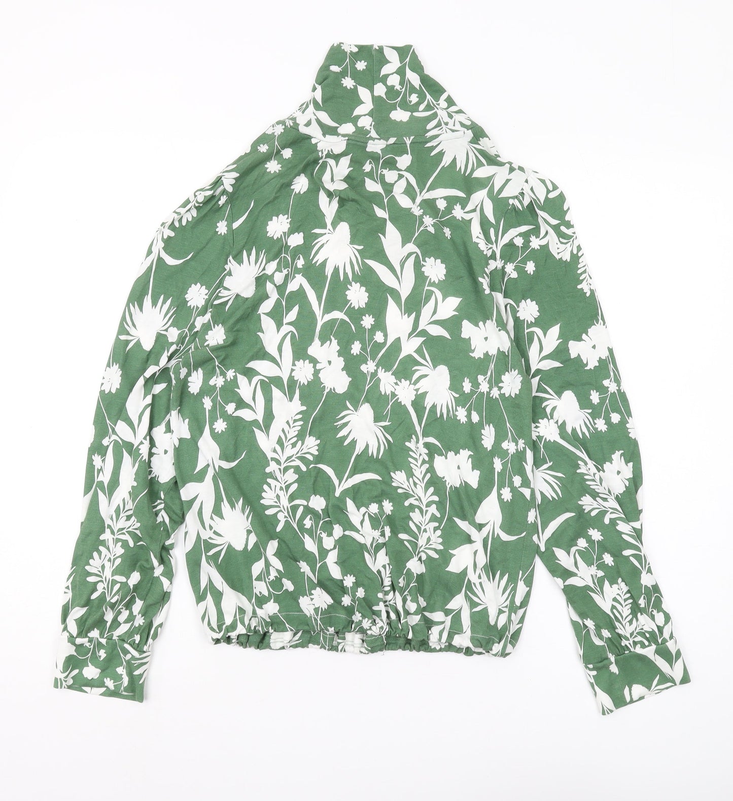 Marks and Spencer Womens Green Floral Tunic Blouse Size 16