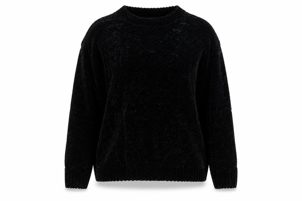 Tokyo Laundry Women's Black Pullover Jumper Crew Neck L