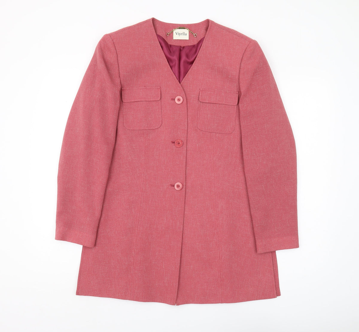 Viyella Women's Pink Blazer Size 10 Business Casual
