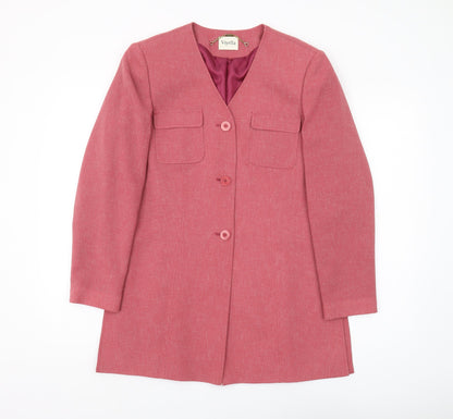 Viyella Women's Pink Blazer Size 10 Business Casual