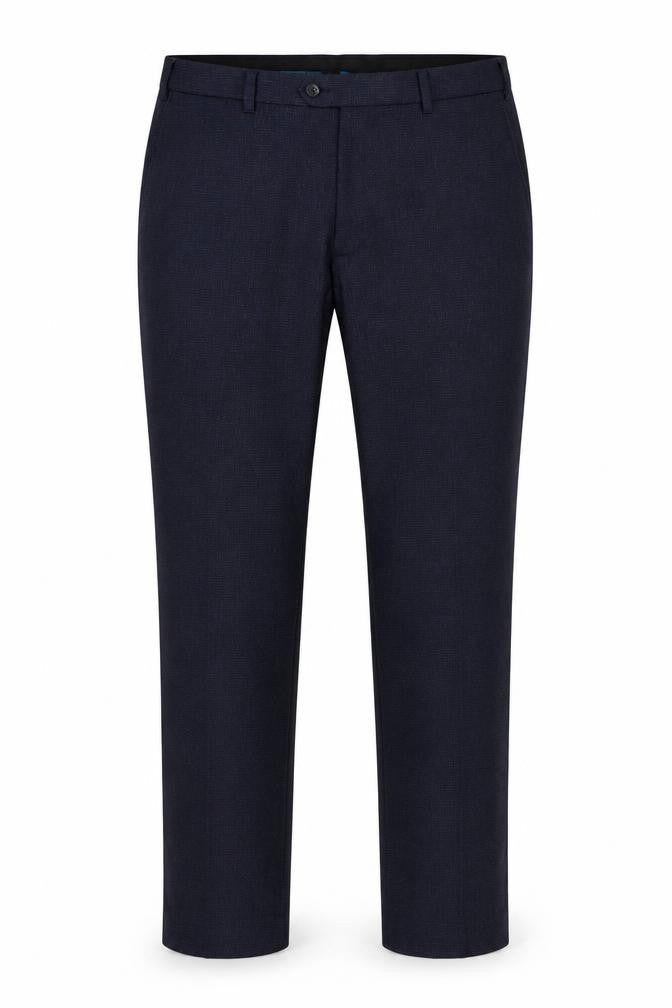 Next Men's Blue Regular Fit Trousers Size 38
