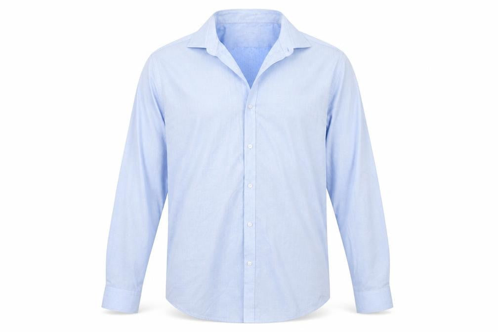Debenhams Men's Blue Slim Fit Long Sleeve Shirt