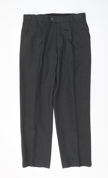 Debenhams Men's Grey Dress Pants 36R