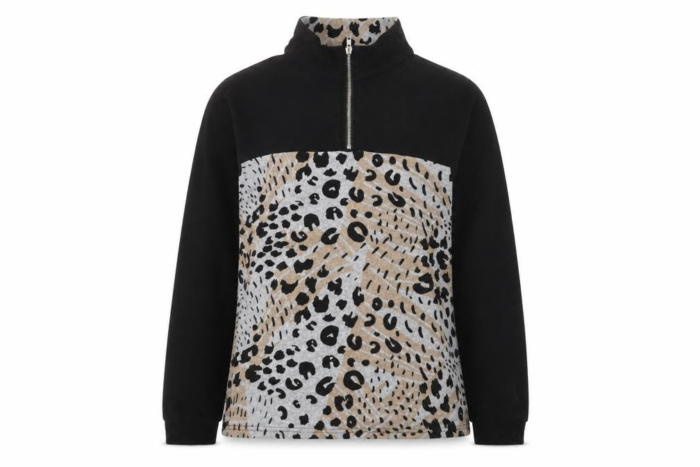 Roman Women's Animal Print Pullover Jumper, Size 14
