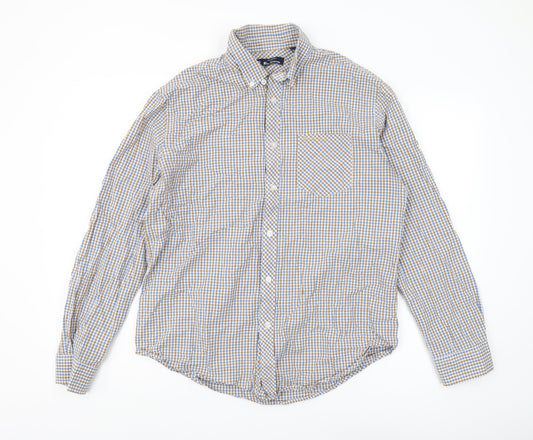 Ben Sherman Men's Check Shirt L Collared Multicoloured