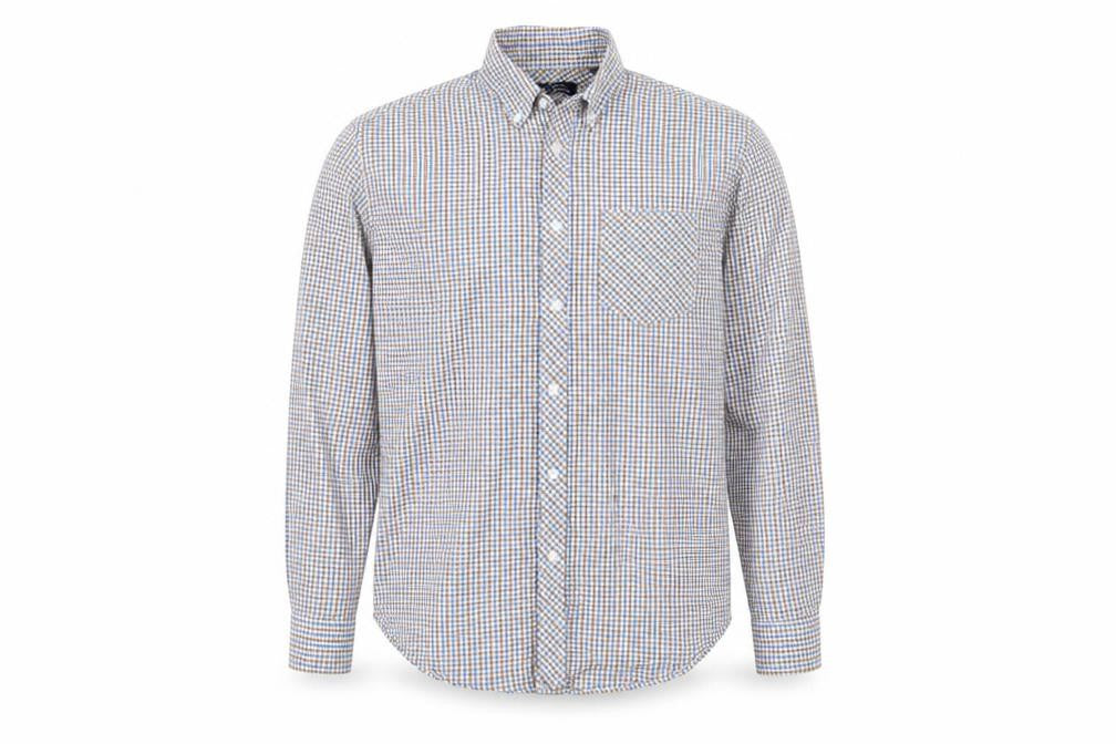 Ben Sherman Men's Check Shirt L Collared Multicoloured