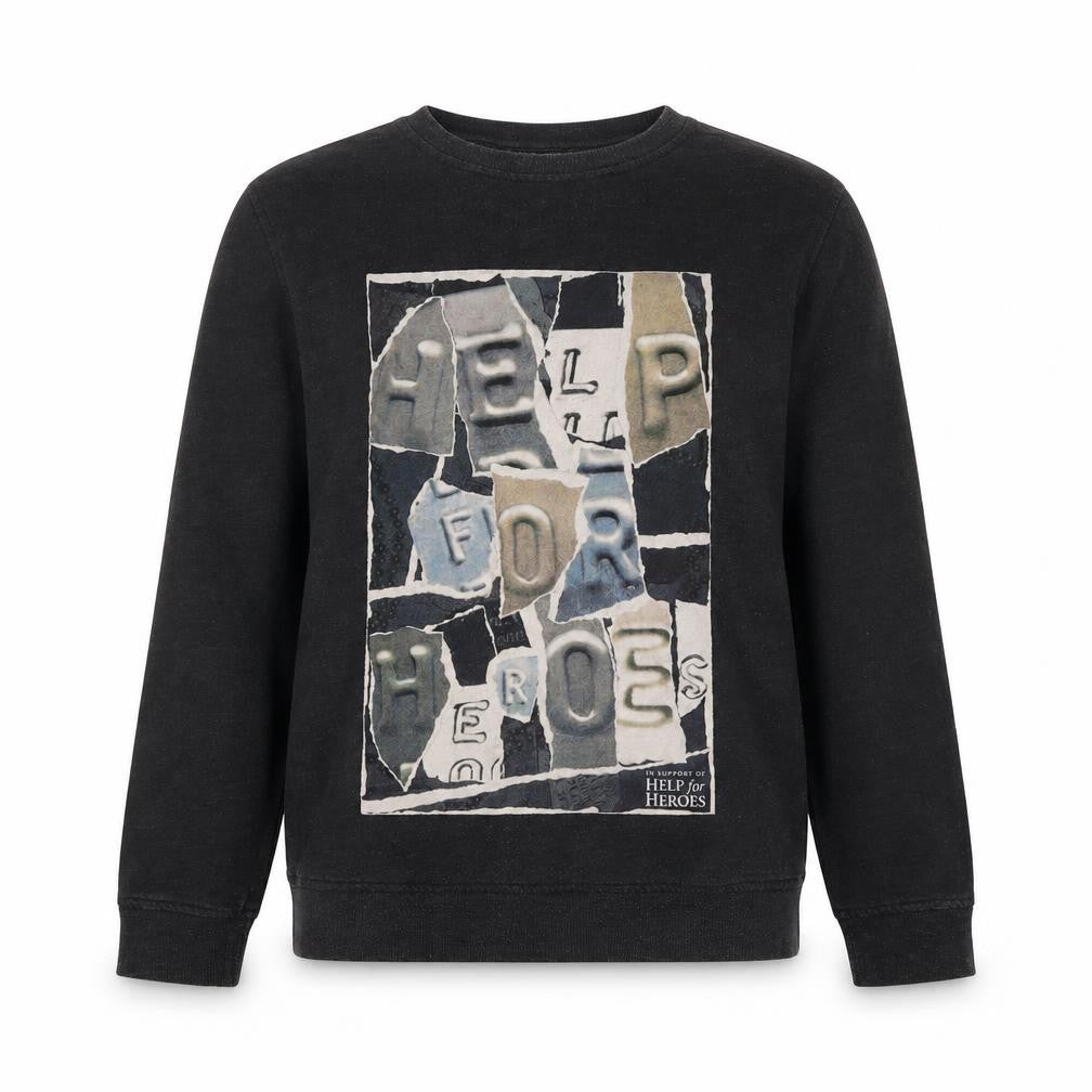 Debenhams Unisex Black XS Graphic Sweatshirt